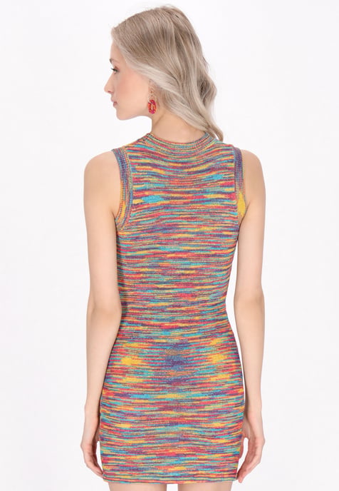 IZIA jurk vrouwen blauw veelkleurig - Image 3