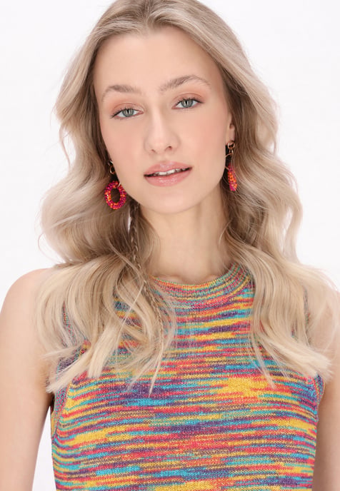 IZIA jurk vrouwen blauw veelkleurig - Image 4