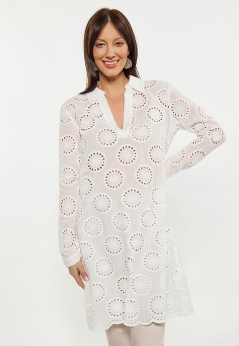 usha Jurk Dames wit - Image 3
