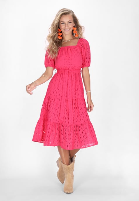 IZIA jurk vrouwen fuchsia - Image 2