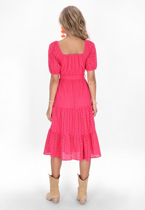 IZIA jurk vrouwen fuchsia - Image 4