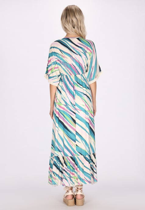 IZIA Jurk Dames Groen Veelkleurig - Image 4