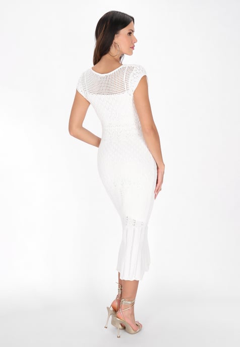 Faina jurk vrouwen offwhite - Image 4