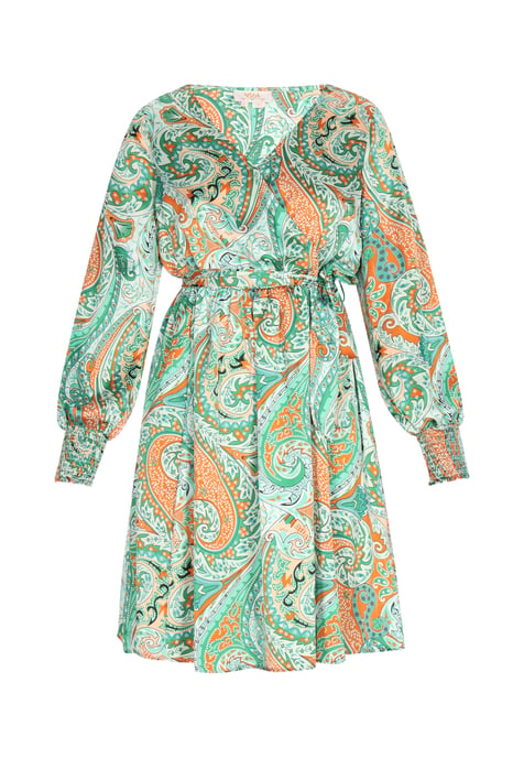 usha jurk Dames Groen Veelkleurig - Image 1