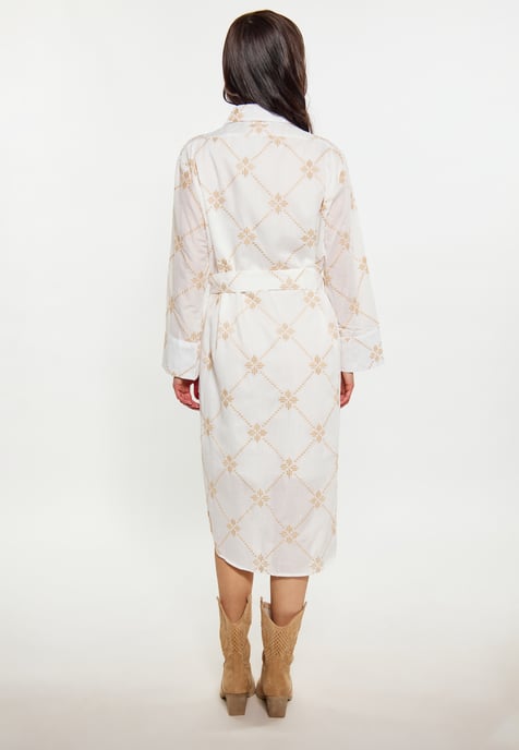 usha Jurk Dames wit - Image 4