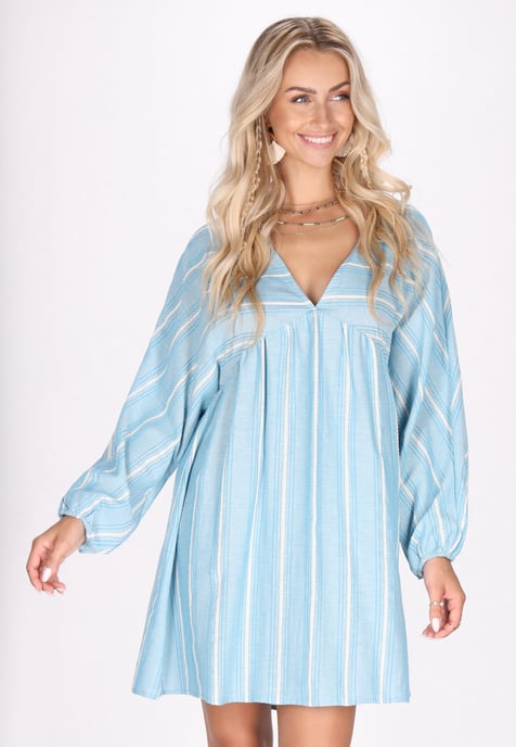 IZIA jurk Dames blauw - Image 3