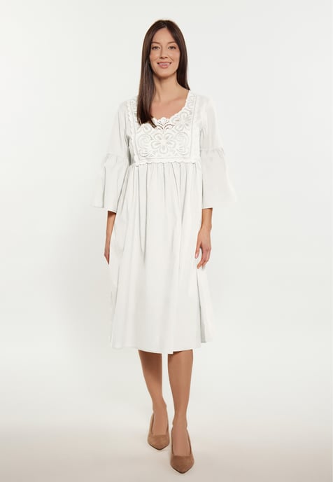 usha Jurk Dames wit - Image 2