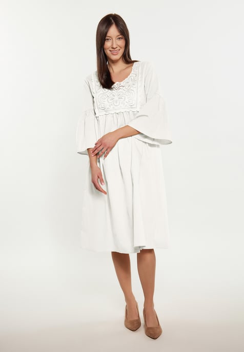 usha Jurk Dames wit - Image 3