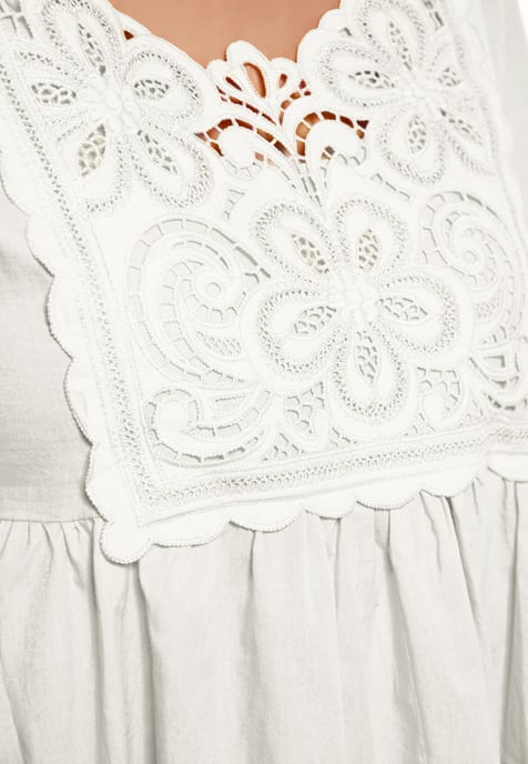 usha Jurk Dames wit - Image 5