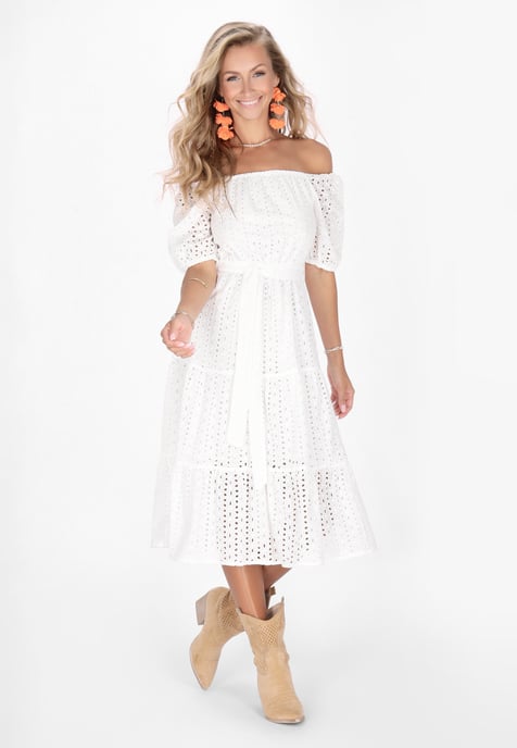 IZIA jurk vrouwen wit - Image 3