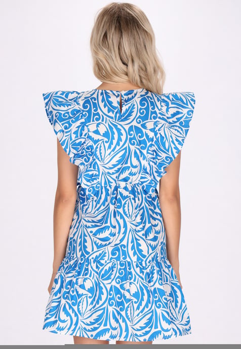 IZIA Jurk Dames KONING BLAUW - Image 4
