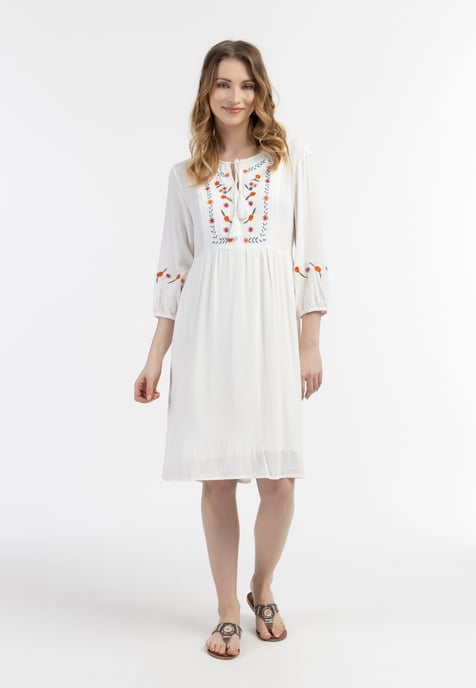 usha Jurk Dames wit - Image 2