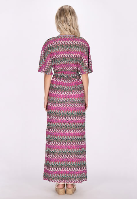 IZIA Jurk Dames Roze Veelkleurig - Image 4