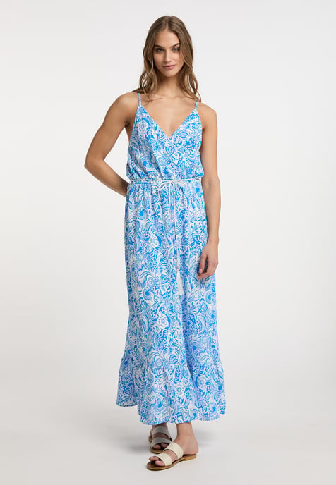 IZIA Jurk Dames blauw wit - Image 2