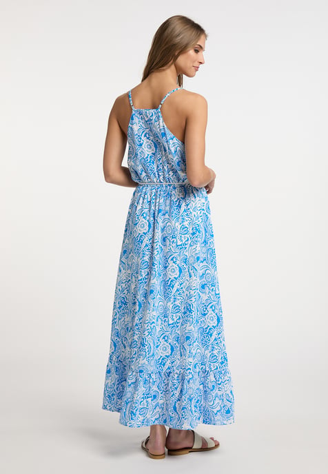 IZIA Jurk Dames blauw wit - Image 3