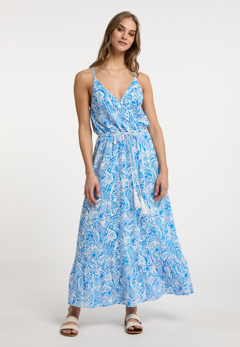 IZIA Jurk Dames blauw wit - Image 5