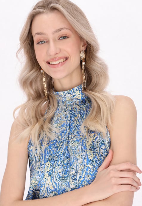 IZIA jurk vrouwen blauw veelkleurig - Image 5