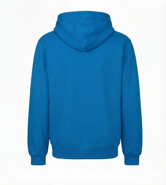 VR2 Denim Mens Zip Up Hoodie Casual Fleece Jacket - Image 2