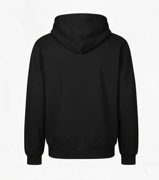 VR2 Denim Mens Zip Up Hoodie Casual Fleece Jacket - Image 2