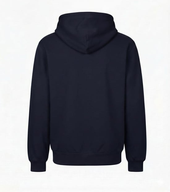 VR2 Denim Mens Zip Up Hoodie Casual Fleece Jacket - Image 2