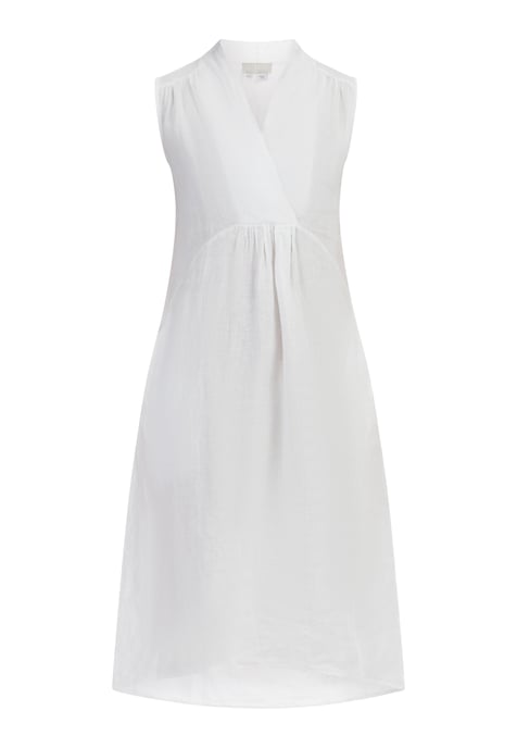 RISA Linnen midi-jurk Dames wit - Image 1