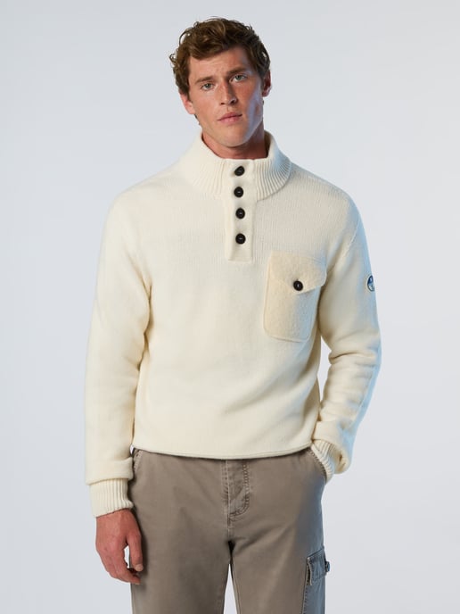 North Sails Sweater Archive button-front - Image 1