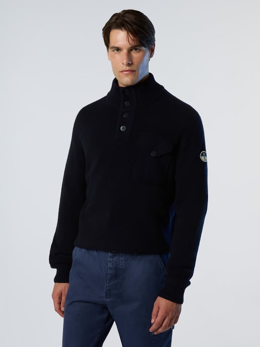North Sails Sweater Archive button-front - Image 1