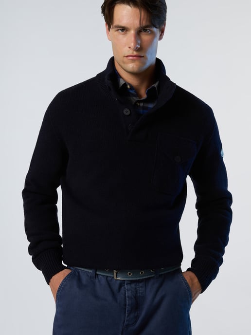 North Sails Sweater Archive button-front - Image 4