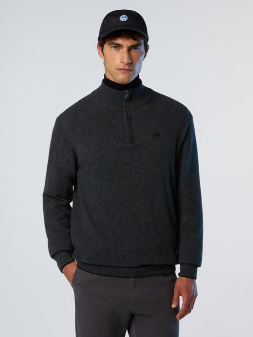 North Sails Sweater Cashmere blend half-zip - Image 1