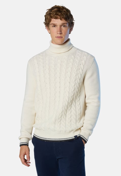 North Sails Sweater With Cable-knit front - Image 1