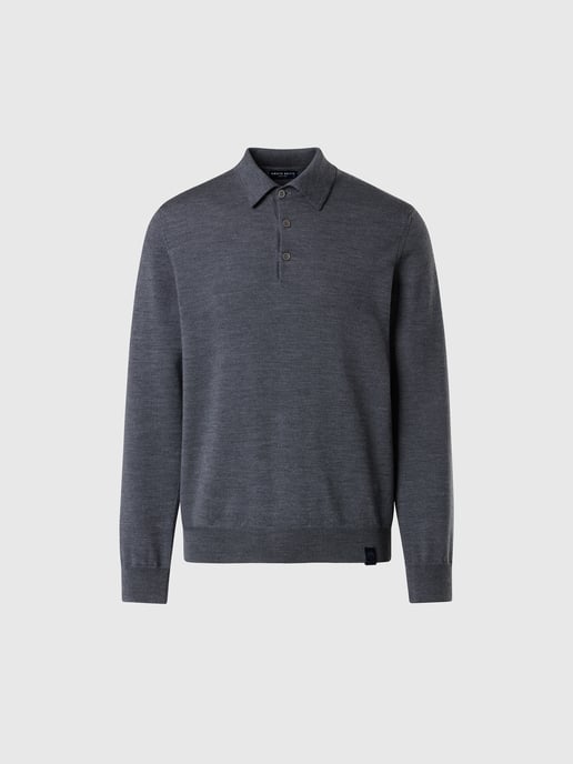 North Sails Sweater Merino wool polo - Image 3
