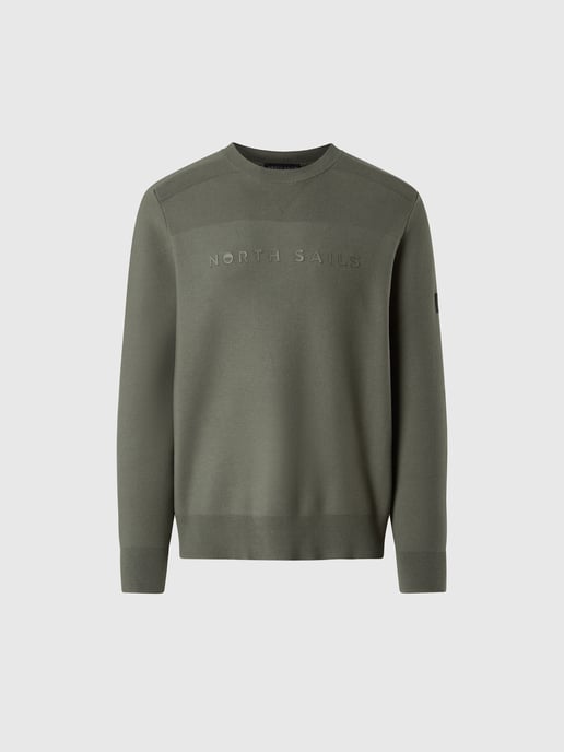 North Sails Sweater Viscose fabric with 3D lettering - Image 3