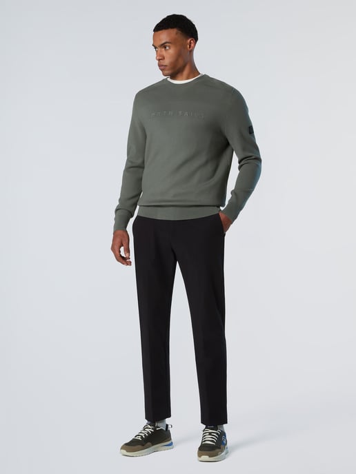 North Sails Sweater Viscose fabric with 3D lettering - Image 4