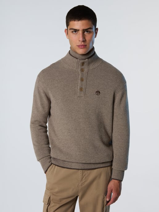 North Sails Sweater Cashmere blend button-front - Image 1