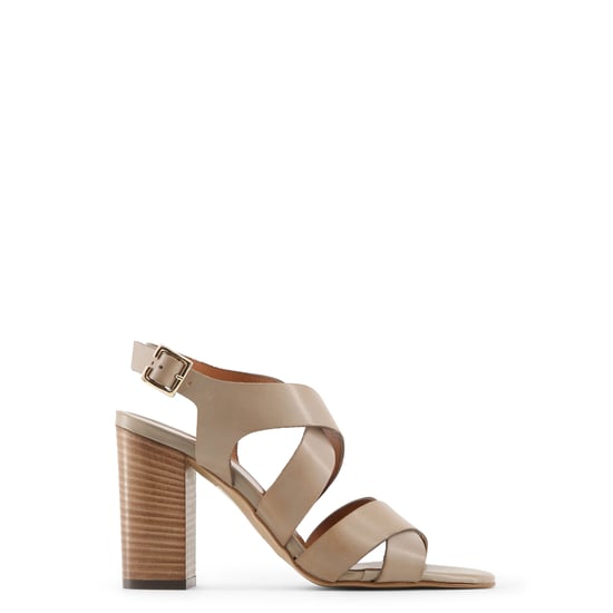 Crossstrap Leren Sandalen Model Beige - Image 2