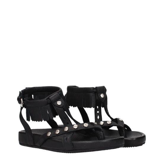 Studded Fringe Sandals - Image 2