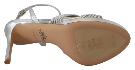 Läder Sandaler Med Höga Klackar - Image 4