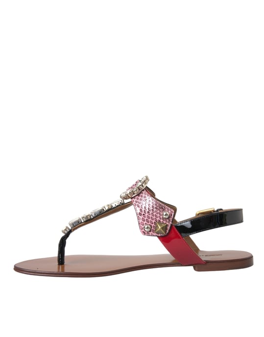 Dolce Gabbana Versierde Tanga Sandalen - Image 5