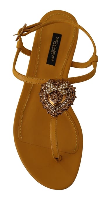 Dolce Gabbana Sandaler Gula La9729 - Image 2