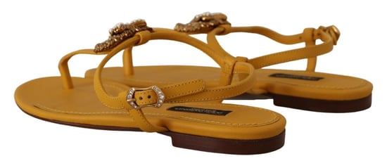 Dolce Gabbana Sandaler Gula La9729 - Image 5
