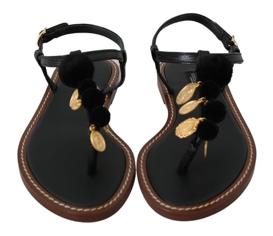 Dolce Gabbana Pompom Sandals - Image 2