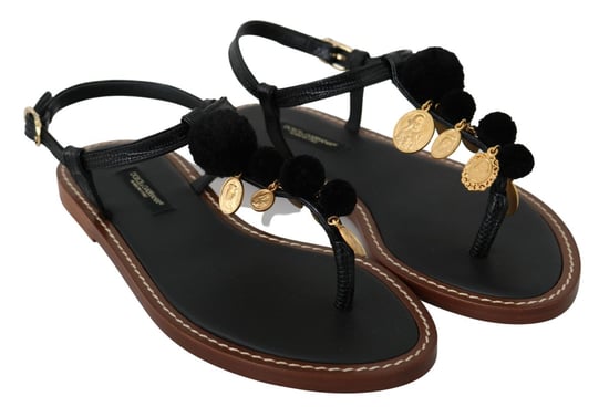 Dolce Gabbana Pompom Sandals - Image 3