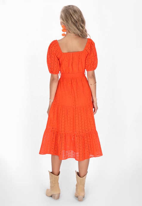 IZIA jurk vrouwen oranje - Image 4
