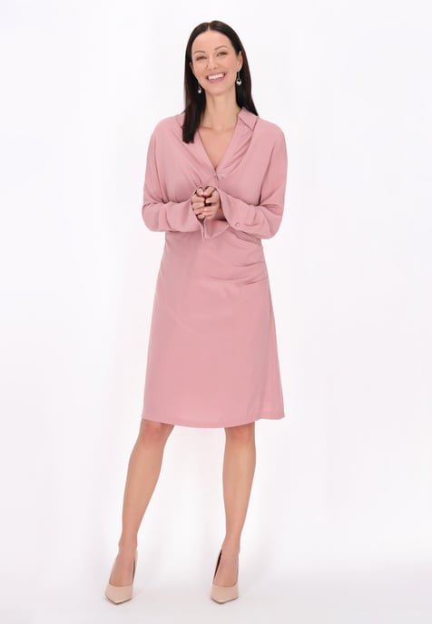usha jurk vrouwen vintage roos - Image 2