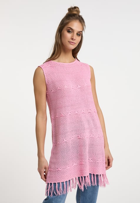 usha Gebreide jurk Dames roze - Image 3