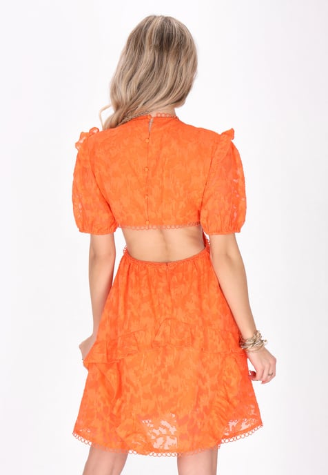 IZIA jurk vrouwen oranje - Image 4