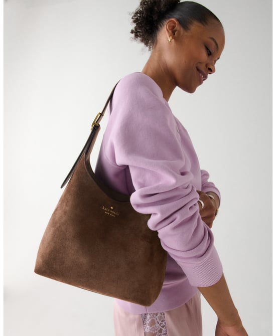 454 Suede Small Shoulder Bag - Image 2