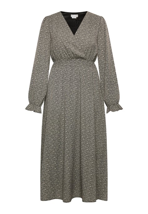 usha Maxi-jurk met all-over print nowles Dames zwart/beige - Image 1