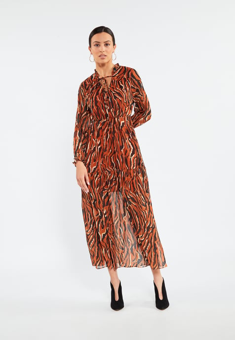 Faina Maxi dress women orange - Image 2