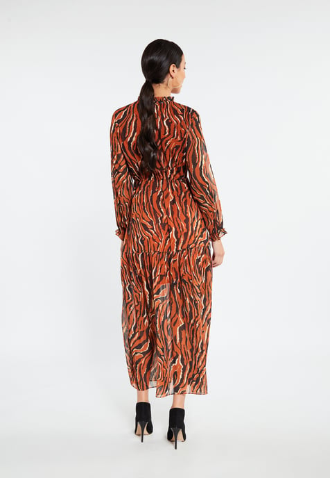 Faina Maxi dress women orange - Image 3